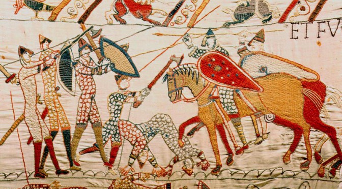 Tapiz de Bayeux - batalla de dos mundos